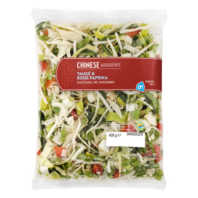 Huismerk Chinese wokgroente taugé-rode paprika