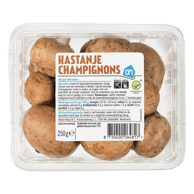 Huismerk Kastanje champignons