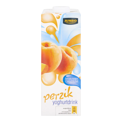 Huismerk Perzik Yoghurtdrink