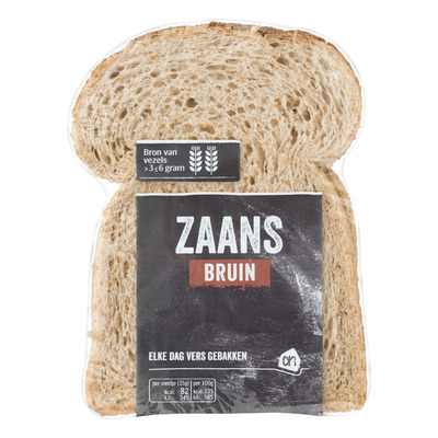 Huismerk Zaanse snijder bruin half
