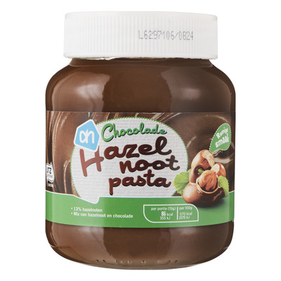 Huismerk Hazelnootpasta