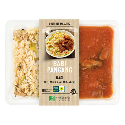 Huismerk Babi pangang met nasi