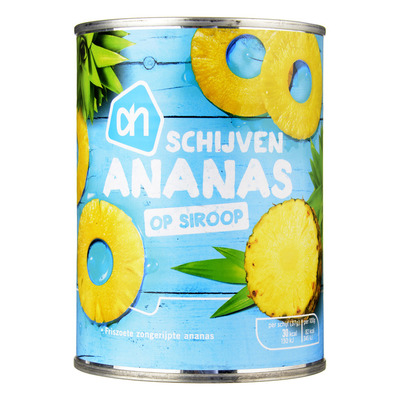 Huismerk Ananasschijven op sap