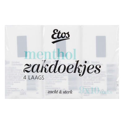 Etos Zakdoekjes menthol