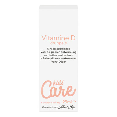 Care Vitamine D druppels kids sinaasappel