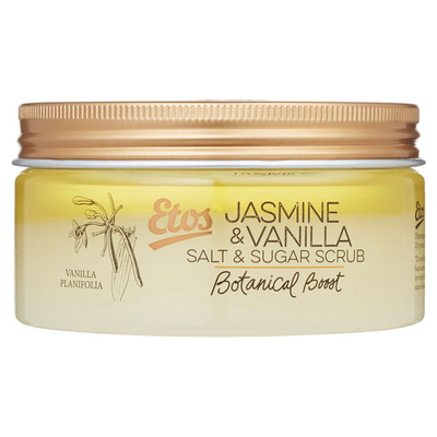 Etos Botanical Jasmine & vanilla salt scrub