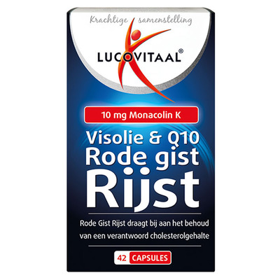 Lucovitaal Visolie & Q10 rode gist rijst capsules