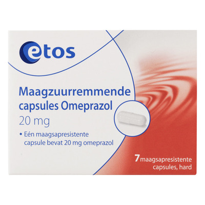 Huismerk Zuurremmende Omeprazol 20 mg capsules
