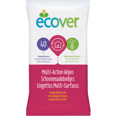 Ecover Multi-action wipes granaatappel-limoen
