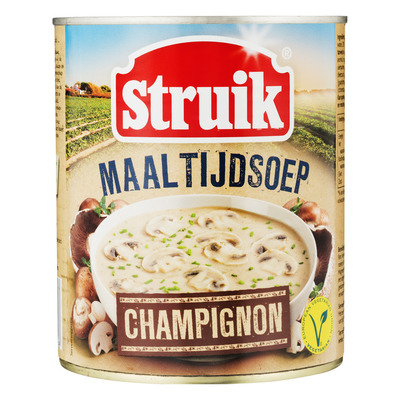 Struik Maaltijdsoep champignon