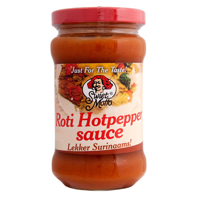 Swiet Moffo Roti hotpepper sauce