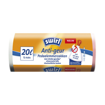 Swirl Pedaalemmerzak anti-geur 20 liter