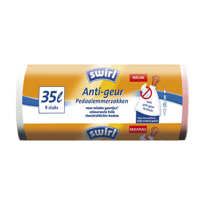 Swirl Pedaalemmerzak anti-geur 35 liter