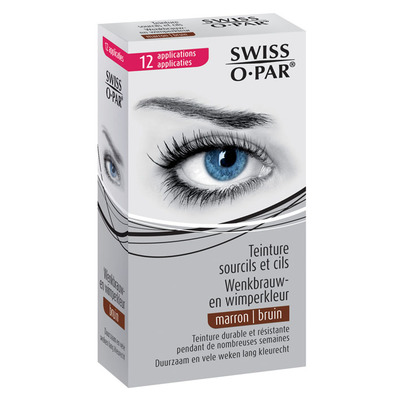 Swiss O-Par Wenkbrauw en wimperverf bruin
