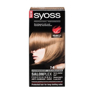 Syoss Professional Performance 7-6 Middenblond Permanente Haarkleuring