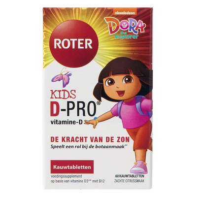 Roter Kids D-pro kauwtabletten citrus