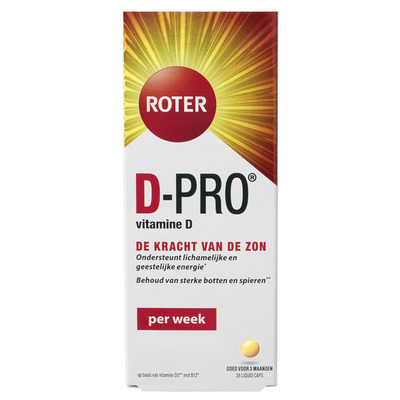 Roter D-pro forte liquid caps per week