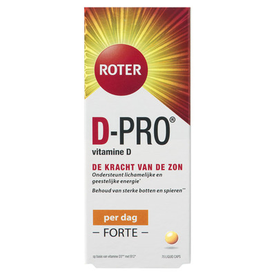 Roter D-pro forte liquid caps per dag