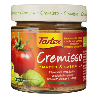 Tartex Cremisso spread tomaten basilicum