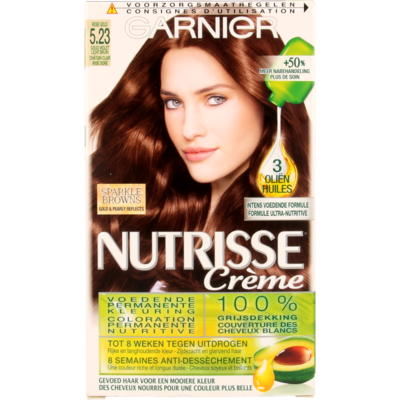 Garnier Nutrisse Crème 5.23 Goud Violet Lichtbruin