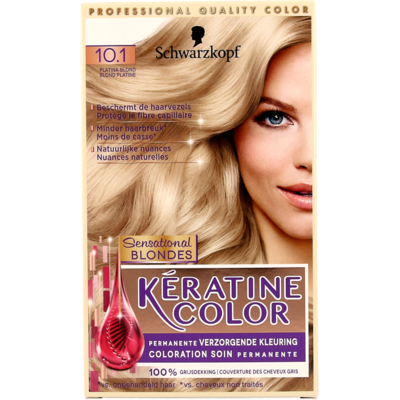 Schwarzkopf kératine color 10.1 platina blond