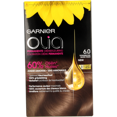 Garnier Olia Permanente Kleuring 6.0 Donkerblond