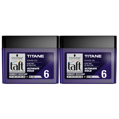 Taft Power gel titane 6 duo pot