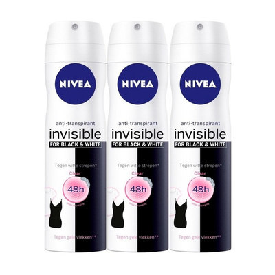 Nivea Black & White Clear Deodorant Spray