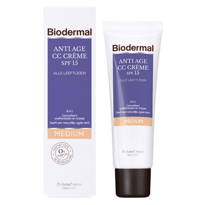 Biodermal Anti-age cc crème - medium