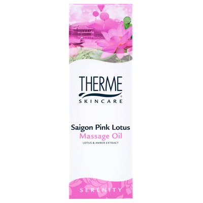 Therme Saigon pink lotus massage oil
