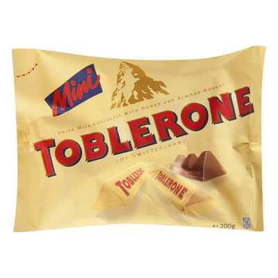 Toblerone Mini repen melk honing amandel