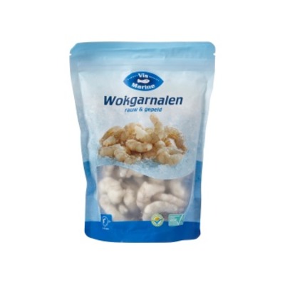 Vismarine Wok garnalen