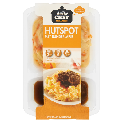 Huismerk Hutspot met Runderlapje 500 g