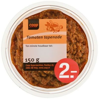 Huismerk Zongedroogde Tomaten Tapenade
