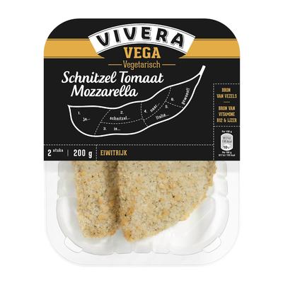 Vivera Schnitzel Tomaat Mozzarella