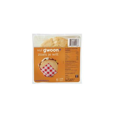 Huismerk Maaltijdpita's