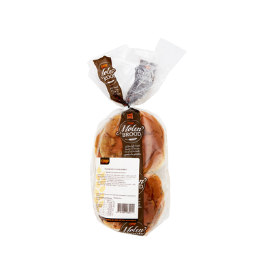 Molenbrood Krentenbollen 4 Stuks