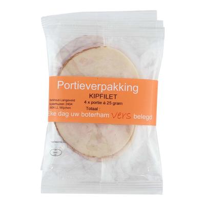 Portie Kipfilet 4x25g
