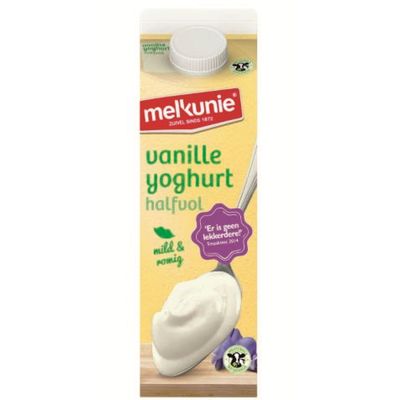 Melkunie Vanilleyoghurt Halfvol 1l