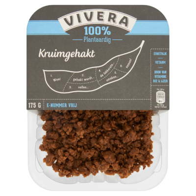 Vivera Vega Vegetarisch Wokreepjes Naturel 175 g