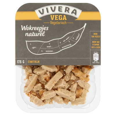 Vivera Vega Vegetarisch Wokreepjes Naturel 175 g
