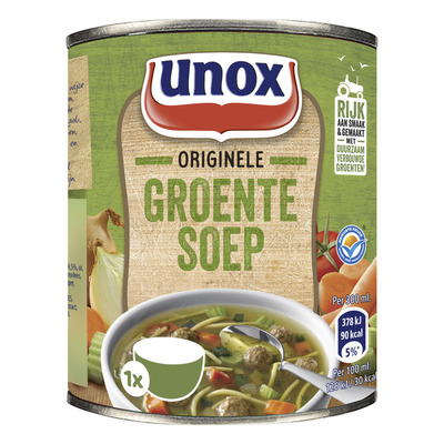 Unox Soep in blik stevige groentesoep