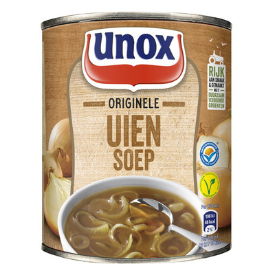 Unox Soep in blik stevige uiensoep