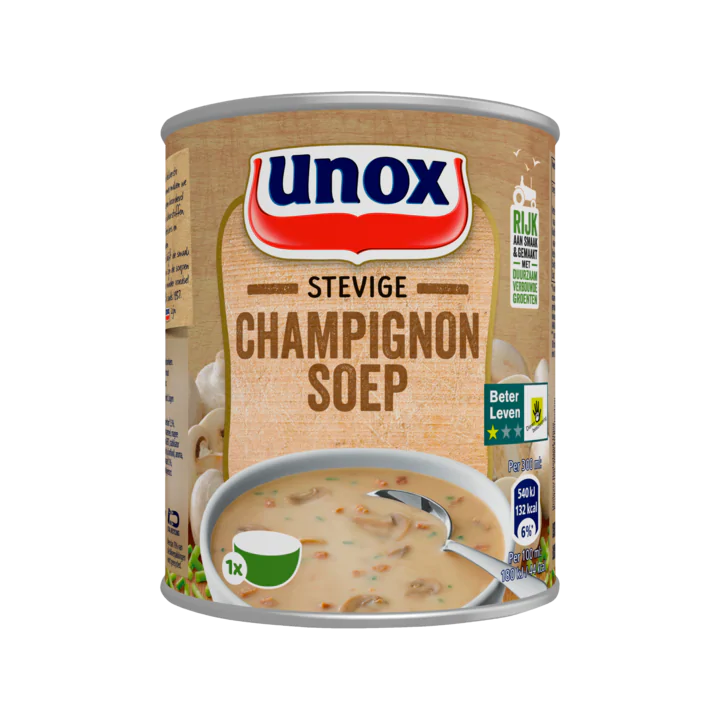 Unox Soep in Blik Stevige Champignonsoep