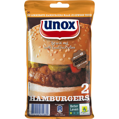 Unox Vlees hamburger