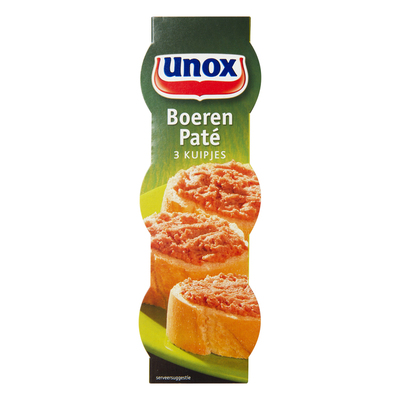 Unox Vleeswaren boeren paté