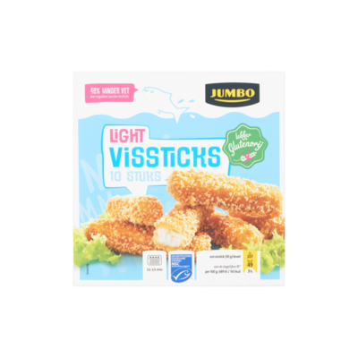 Huismerk Light Vissticks 10 Stuks