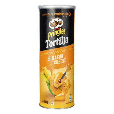 Pringles Tortilla chips nacho cheese