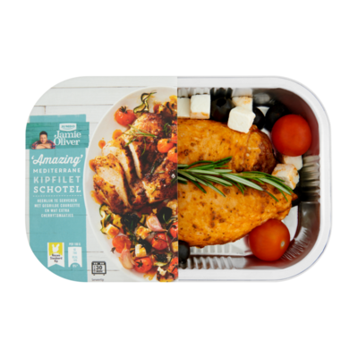 Jumbo Nieuwe Standaard Kip Jamie Oliver 'Amazing' Mediterrane Kipfilet Schotel
