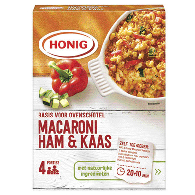 Honig Basis voor macaroni ovenschotel ham-kaas